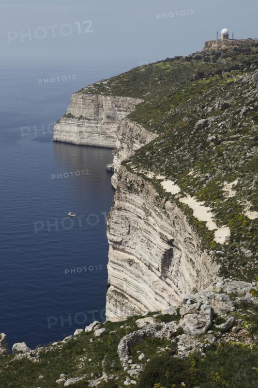 Dingli Cliffs on the Mediterranean Sea