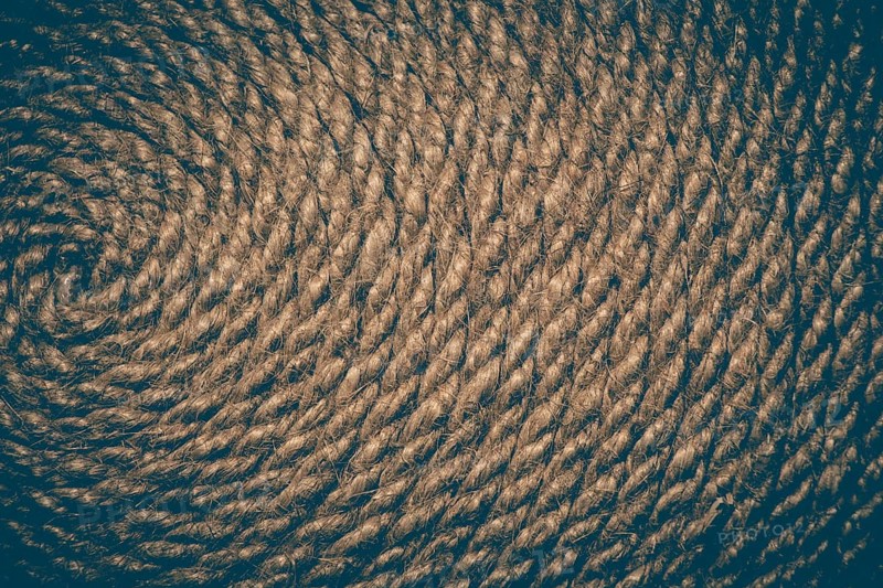 Close up of a straw mat in the view