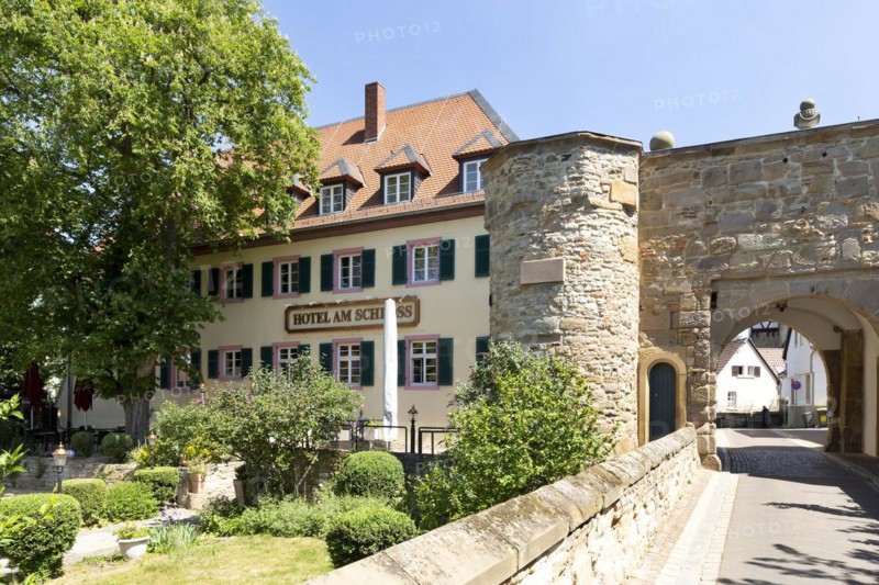 Archway of the medieval town fortifications on Schlossgasse