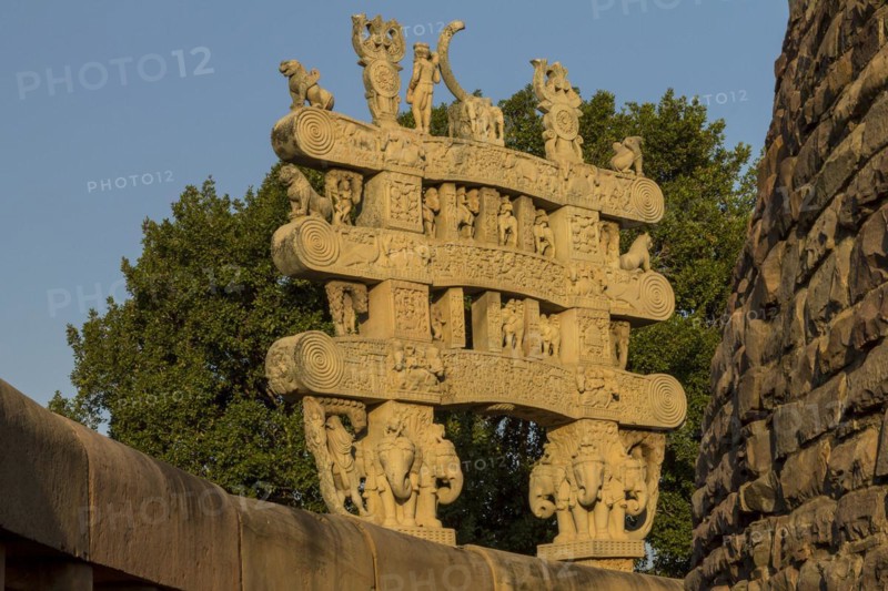 Elaborately carved North Torana