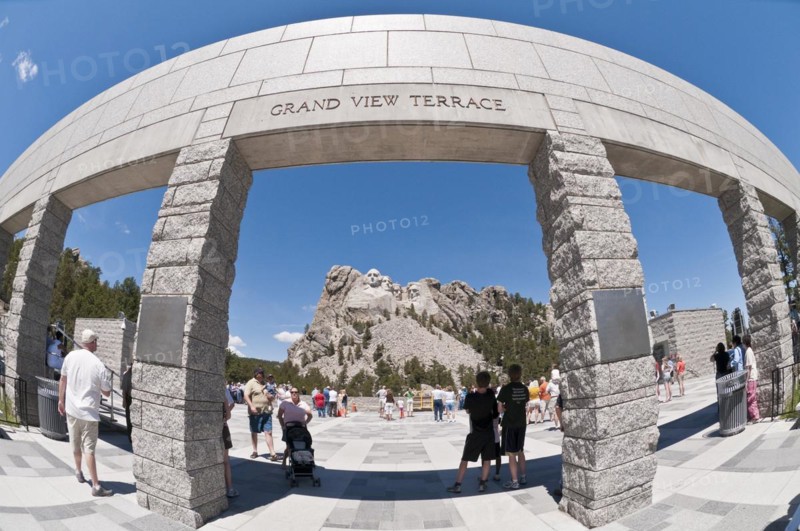 Mount Rushmore National Memorial from Grand View Terrace