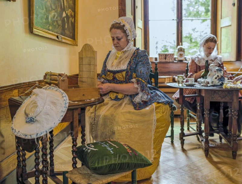 Baroque Days Historical Costumes Bueckeburg Castle Schaumburg Lower Saxony Germany