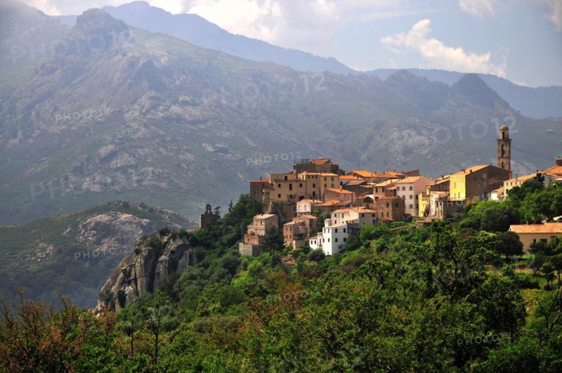 Montemaggiore in the municipality of Montegrosso in northern Corsica
