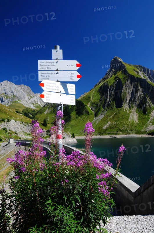 Signpost at Spullersee
