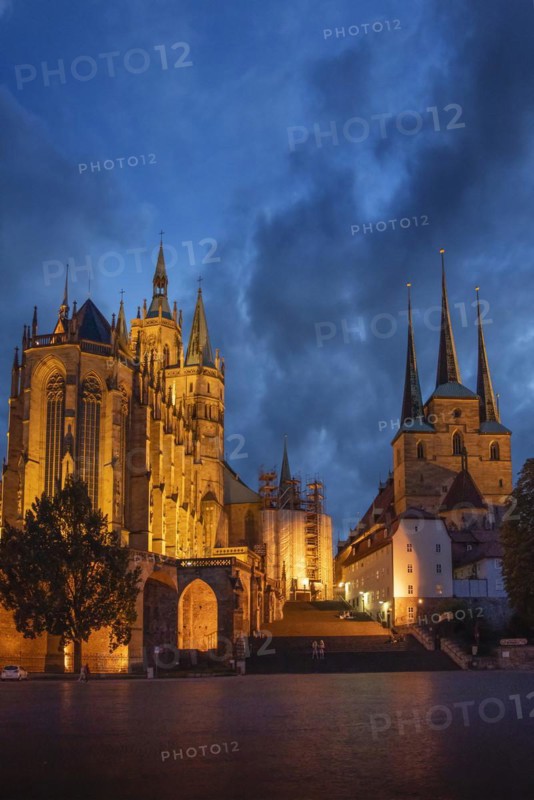 St. Marys Cathedral in Erfurt and the Severi Church in Erfurt