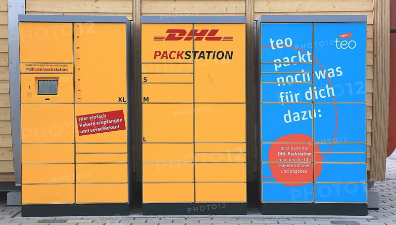 Parcel station of the German Post