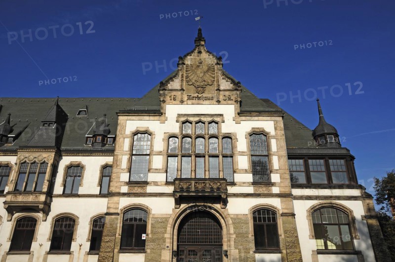 Kreishaus with Quedlinburg coat of arms Built in 1902