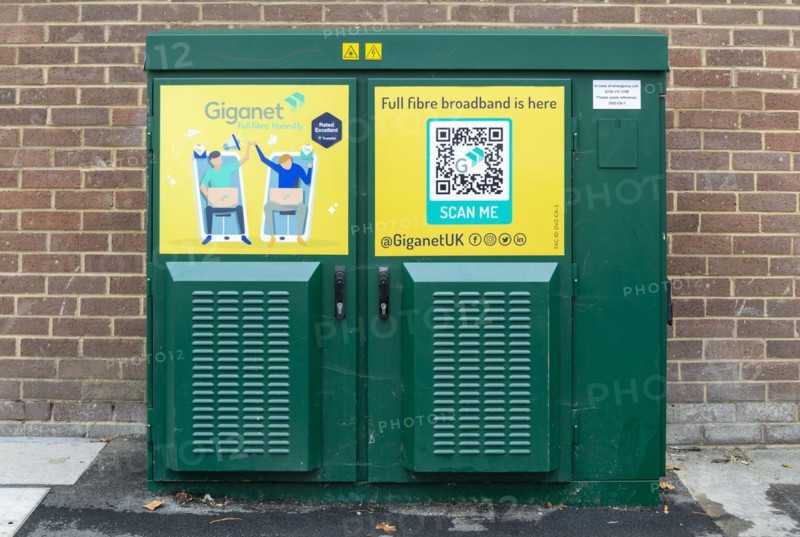 Project Gigabit full fibre broadband street cabinet