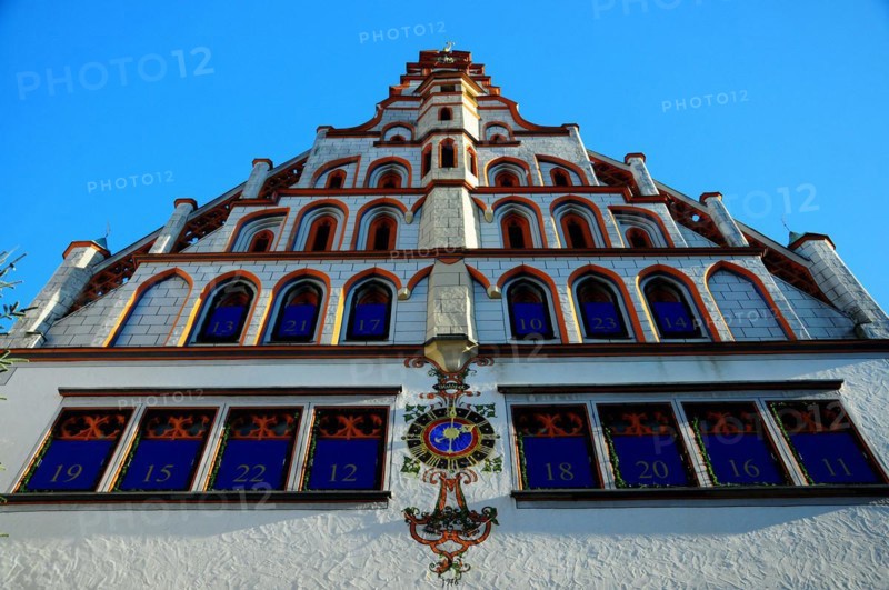 Facade with Advent calendar