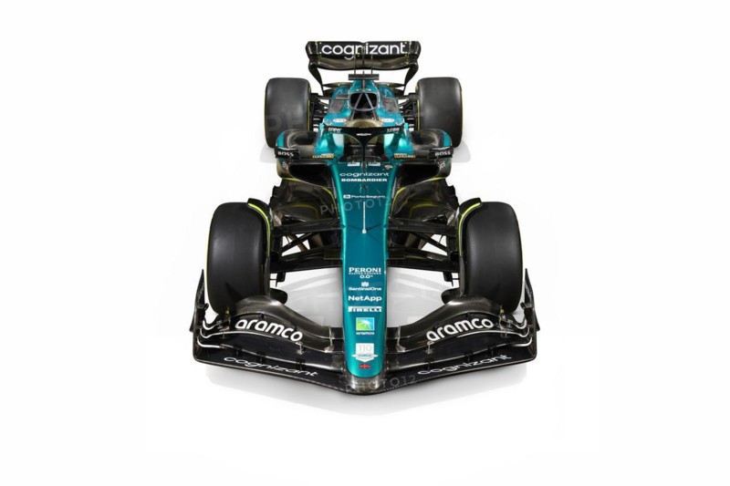 Aston Martin Aramco Cognizant Formula Oneâ„¢ Team reveals the AMR23 Formula One car for season 2023
