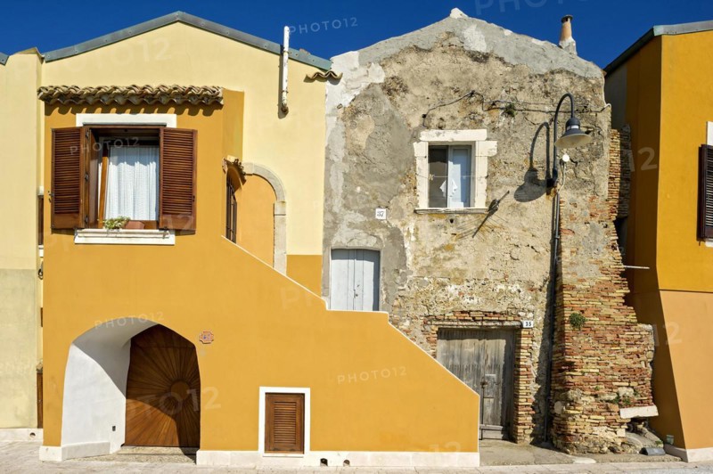 Colourful houses in the old town