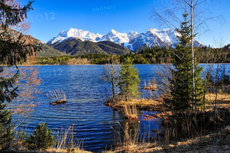 Lake Barmsee in Upper Bavaria