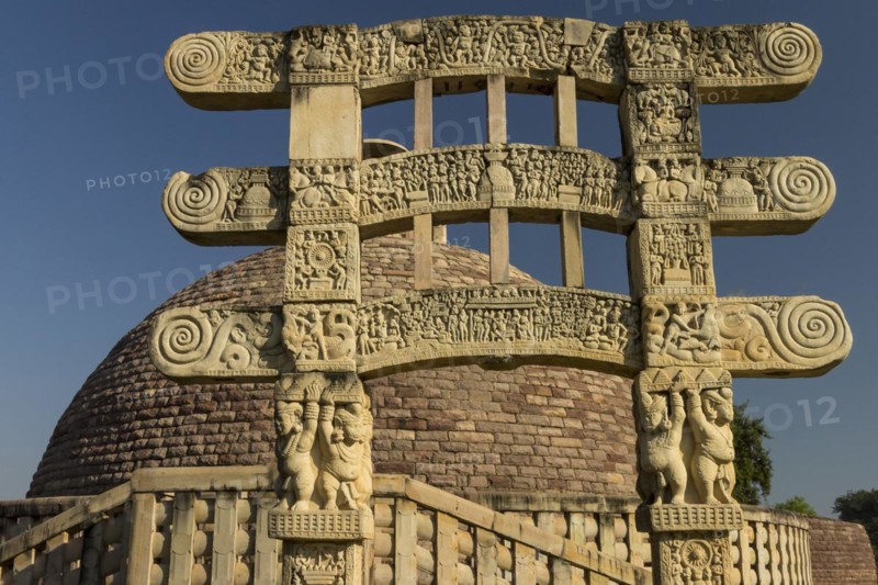 Stupa 3 with a single torana