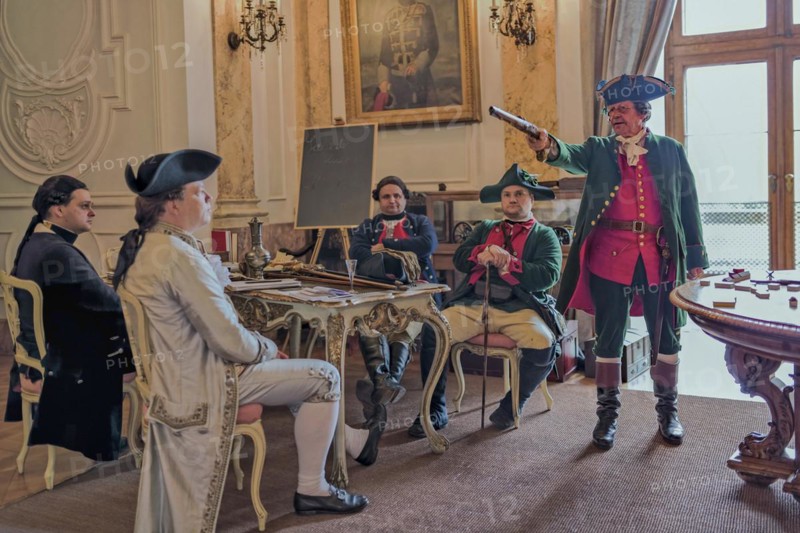 Military Strategy Historical Costumes Bueckeburg Castle Schaumburg Lower Saxony Germany