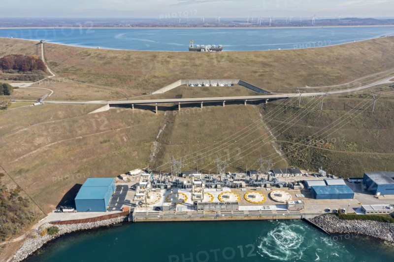 Consumers Energys pumped storage hydroelectric plant on Lake Michigan