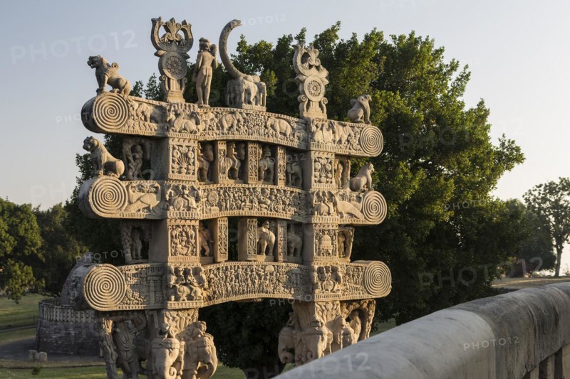 Elaborately carved North Torana