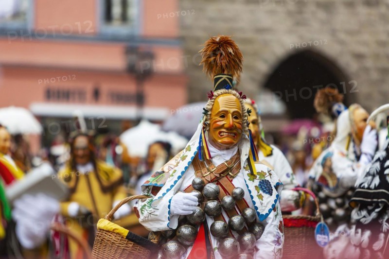 Historic fool jump in Rottweil