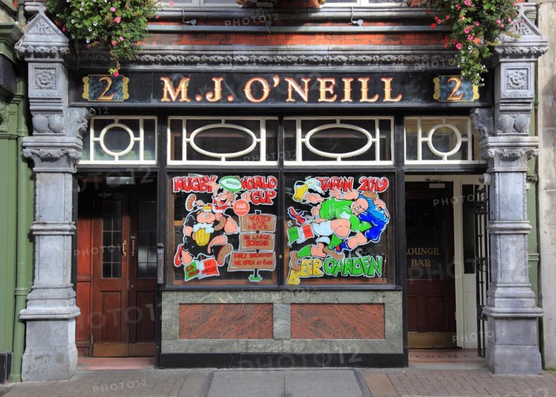 Pub. Lounge and sports bar M.J. ONeill