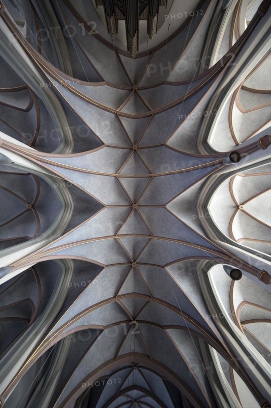 Vault of the Gothic Hall Church of St. Gangolf