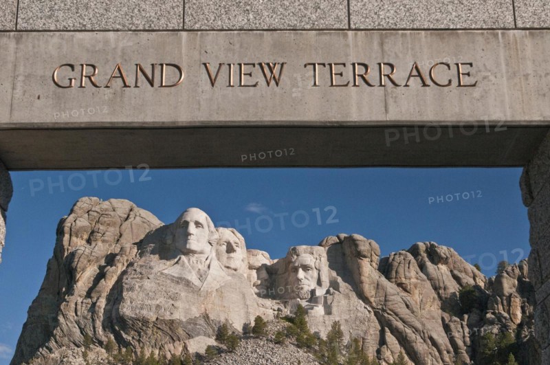 Mount Rushmore National Memorial from Grand View Terrace