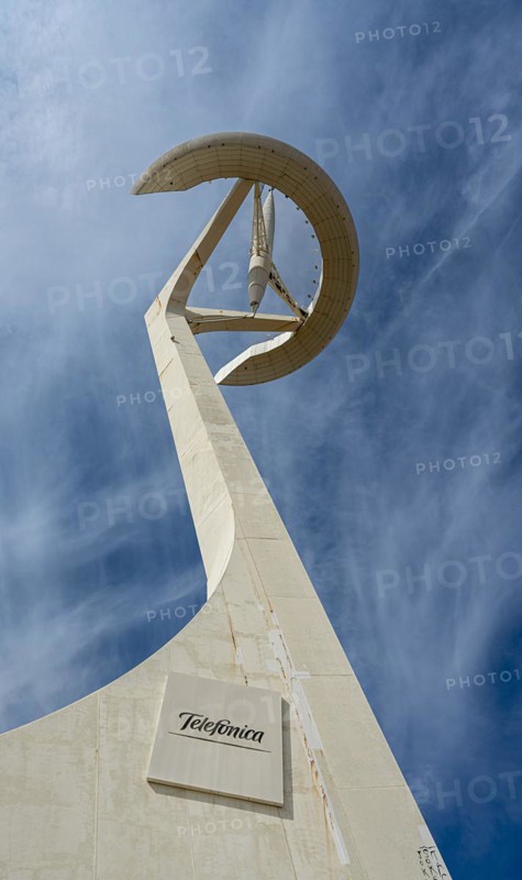 Torre Telefonica or Montjuic Tower on the Olympic site