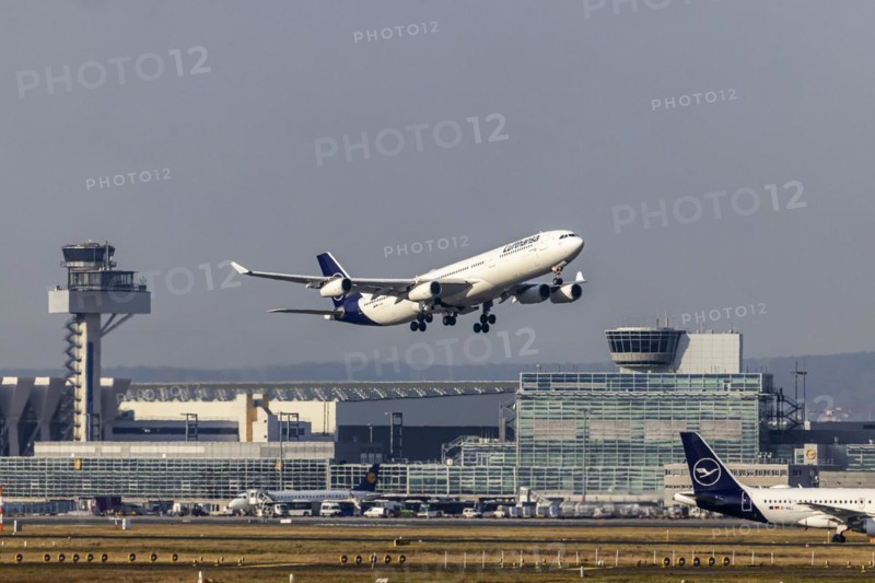 Frankfurt Airport with tower