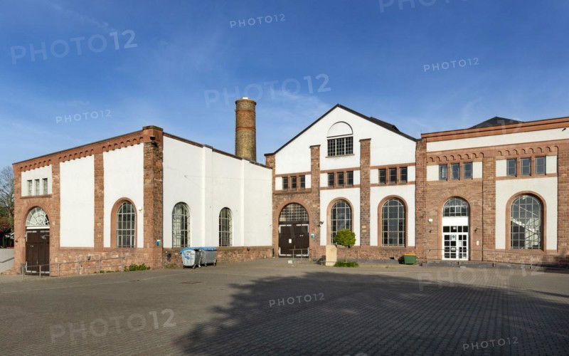 Old power station with turbine hall and boiler house