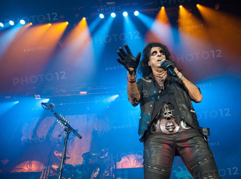 Alice Cooper at a concert in the MHP-Arean Ludwigsburg