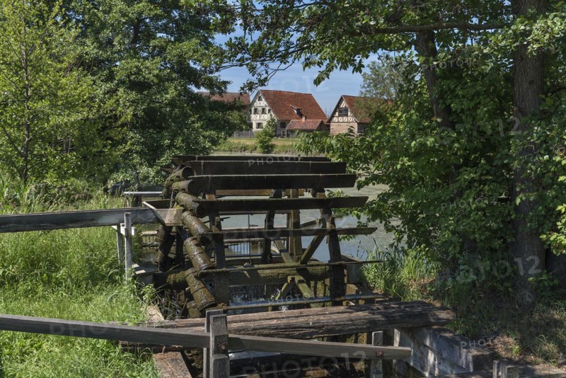 Old water wheel