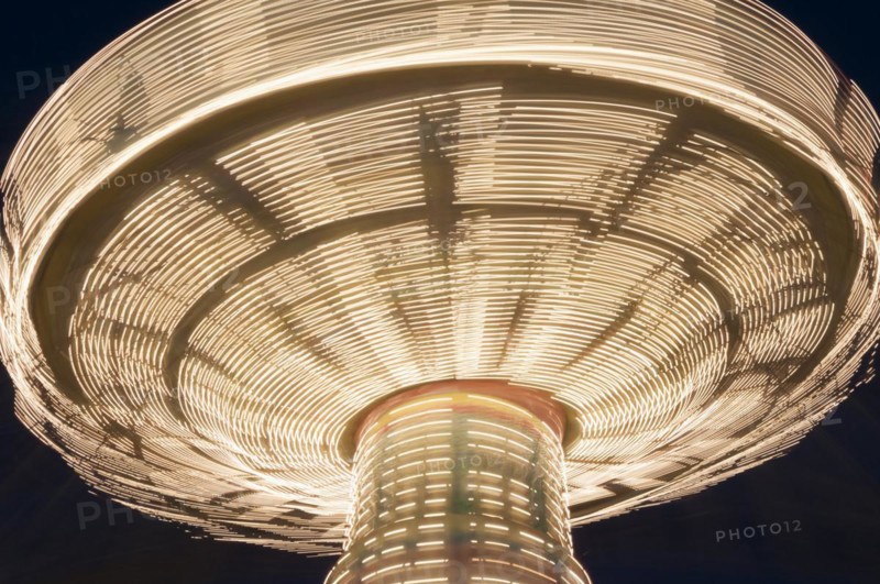 Carousel at night