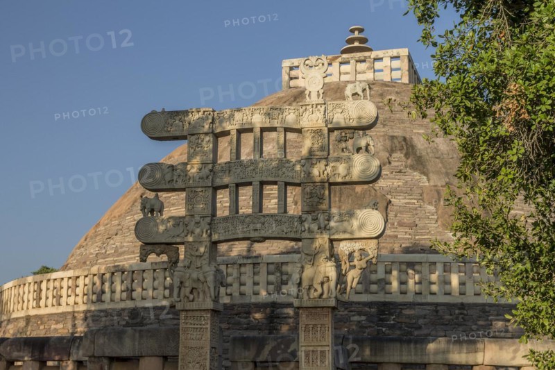 Elaborately carved East Torana