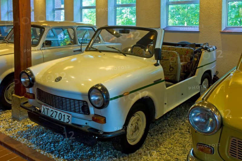 DDR cars Trabant in an exhibition