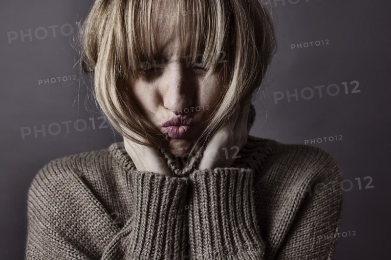 Young woman with long. blond hair