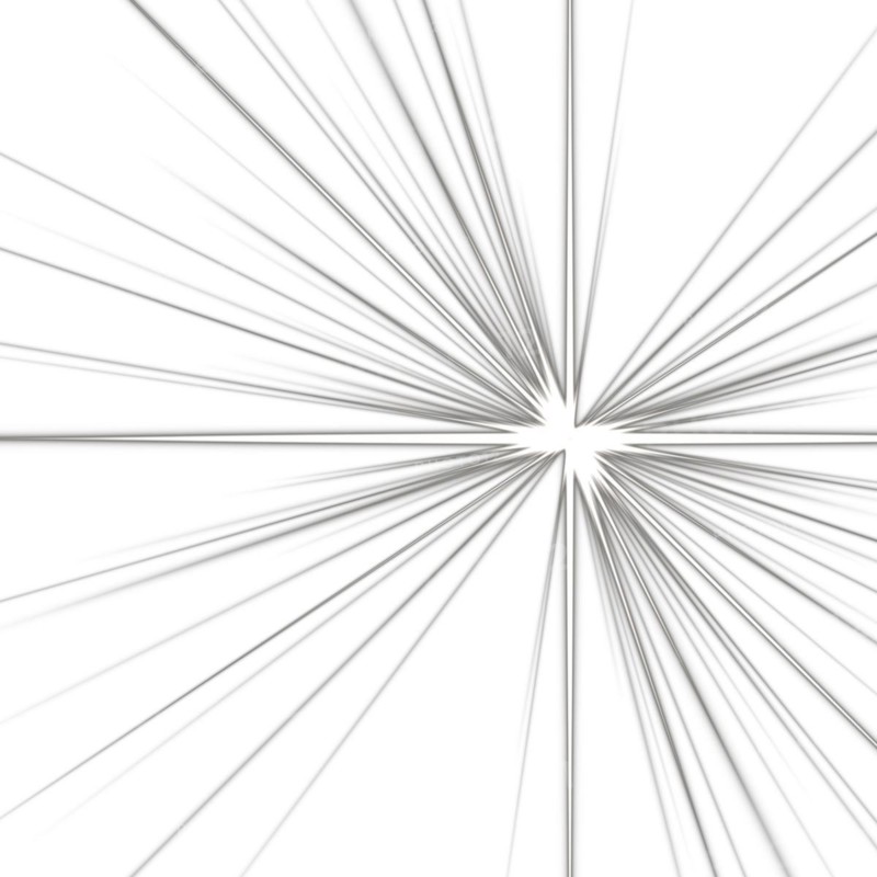 Digitally rendered Light effect rays flash radiance of star or sun white glow shine explosion isolated on white