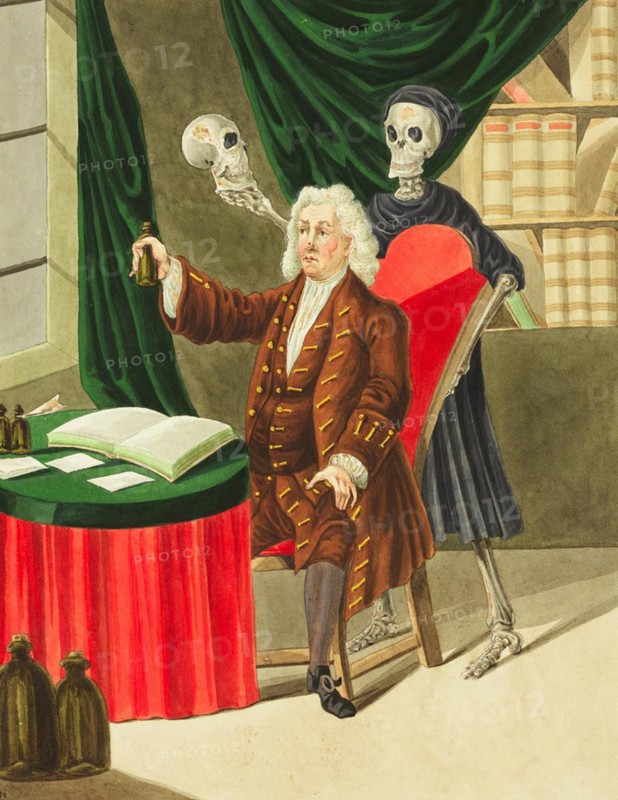 Der Tod kommt zum Arzt