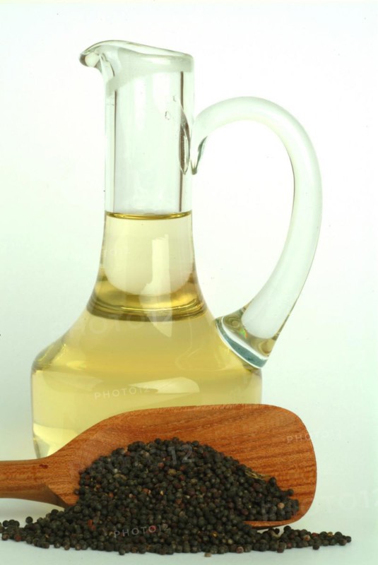 Rapeseed oil in a carafe with rapeseed