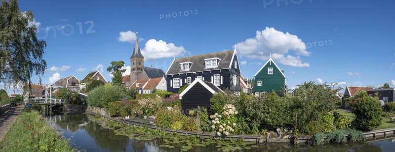 Characteristic village scene at Westerstraat