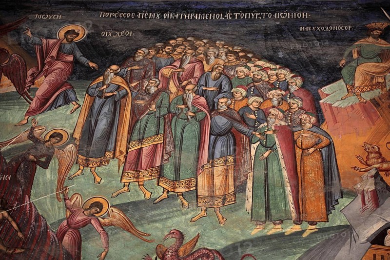 Murals in Horezu Monastery