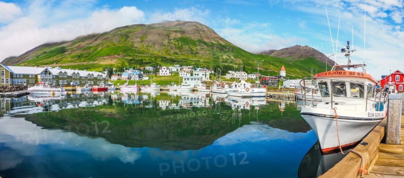 Village view with harbour
