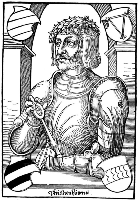 Facsimile by Ulrich von Hutten