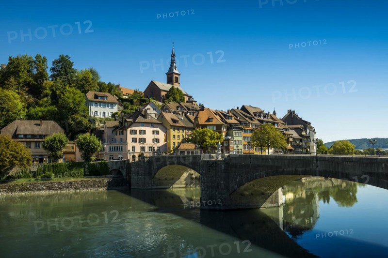 Village view with Rhine
