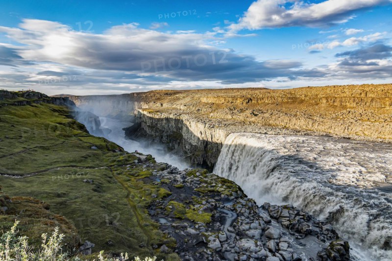The Dettifoss waterfall in north-eastern Iceland