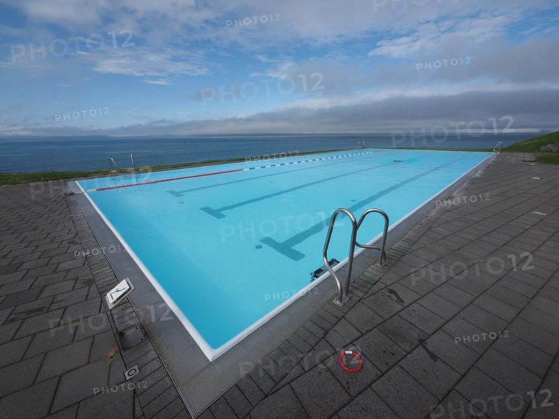 Infinity pool by the sea