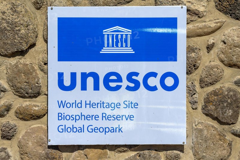 Board at the entrance