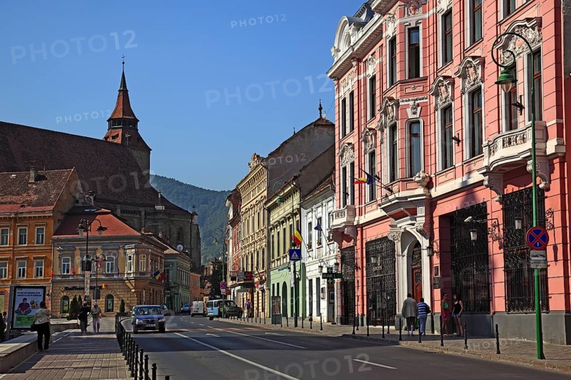 In the old town on Piata Sfatului Square