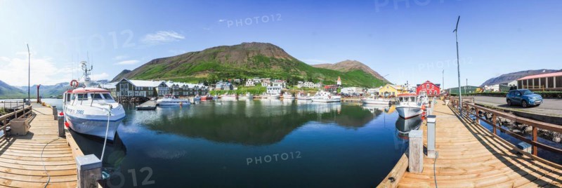 Village view with harbour