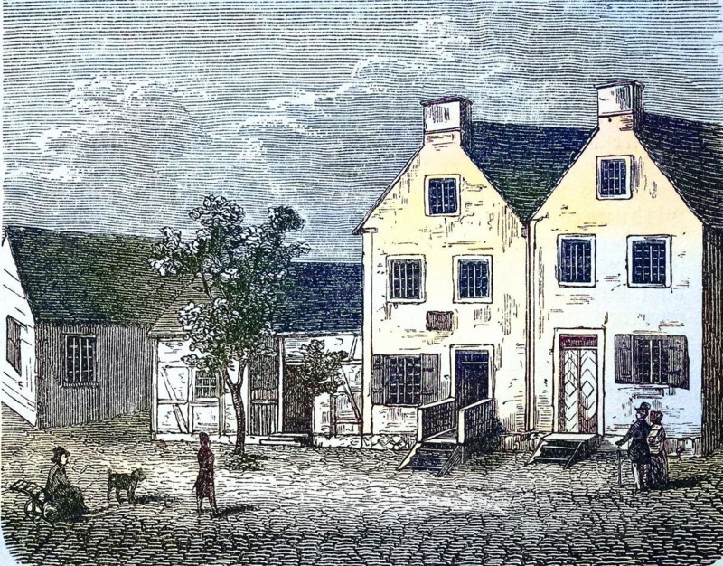 The birthplace in Mohrungen by the philosopher of philosophy and philosophy of religion as well as writers and linguists Johann Gottfried von Herder