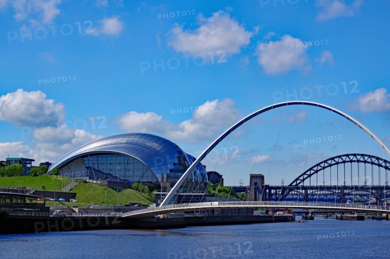 Bridges over the River Tyne and Sage Gateshead
