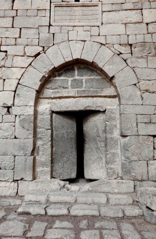 Stone door at Qasr al Azraq