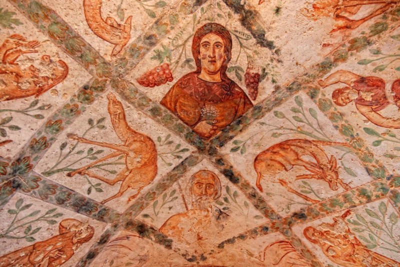 Interior frescoes